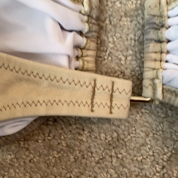 Red Carter python bandeau bikini - size m - Picture 5 of 5